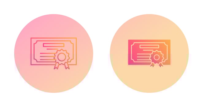 Diploma Vector Icon