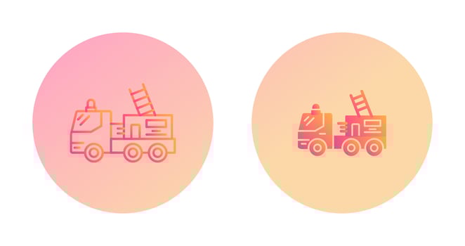 Fire Truck Vector Icon