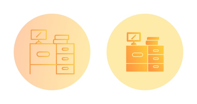 Desk Vector Icon