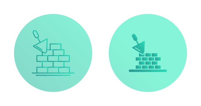 Brickwall Vector Icon