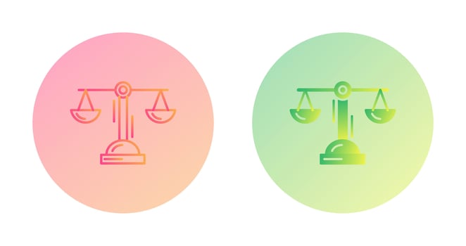Balance Vector Icon