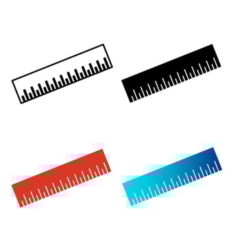 Abstract Mesure Silhouette Illustration vector