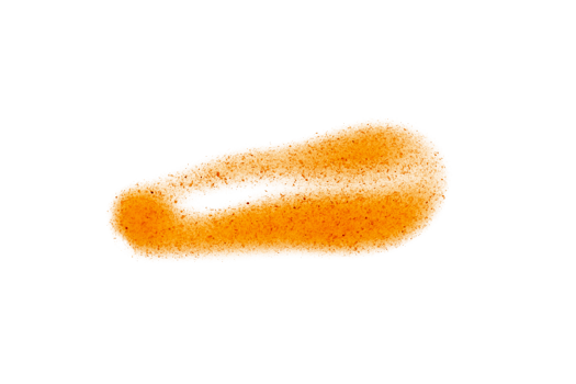 smear of hot sauce isolated element png