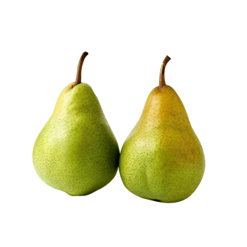 Fresh pear fruit isolated on transparent background png