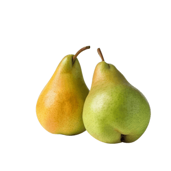 Fresh pear fruit isolated on transparent background png