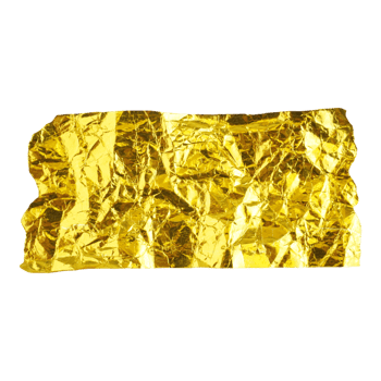 Scrapbook Ripped Crumpled Gold Paper png