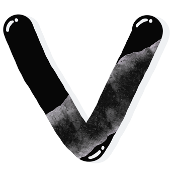 Hand drawn monochrome water drop font png