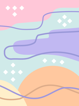 Modern doodle pattern with organic shapes, fluids, and lines. Abstract flat background for your designs. Copy space, empty for text and images. png