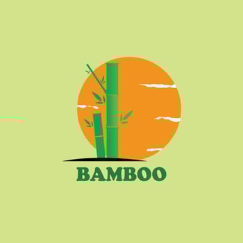 bamboo illustration vector in classic style, great to use for dsigen logo emblem sticker