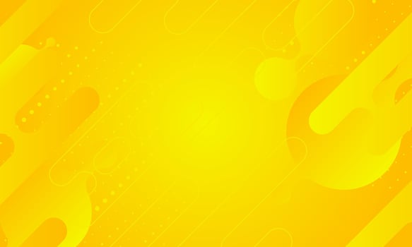 Abstract yellow orange colorful template banner with gradient color and small polka dot technology background Design with liquid shape vector design