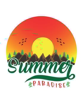 Summer t-shirt design bundle, summer beach vacation t-shirts, summer surfing t-shirt vector design