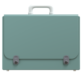 3d illustration of briefcase with high quality render png