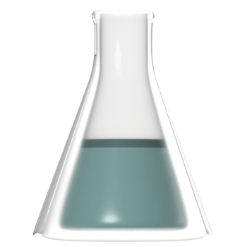 3d illustration of chemical bottle with high quality render png