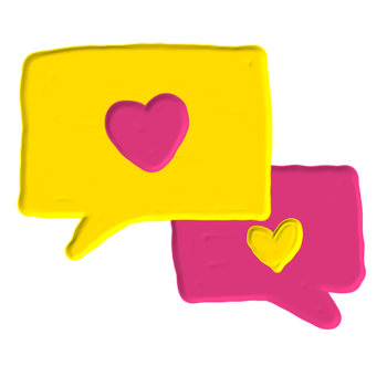 loving heart element png
