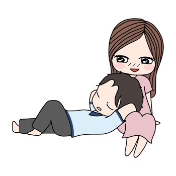 Love tenderness and romantic feelings concept. Young loving smiling couple boy and girl are hugging png