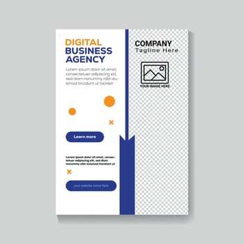 Digital Flyer Design For your Business vector