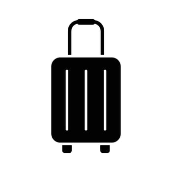 travel bag icon vector design template simple and modern