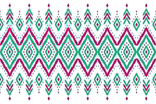 Carpet ethnic tribal pattern art. Ethnic ikat seamless pattern. American, Mexican style. vector