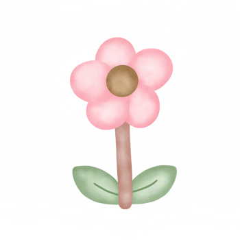 Flower cartoon hand drawing png
