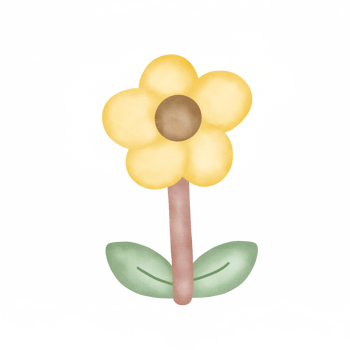 Flower cartoon hand drawing png