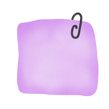 Water Paper memopad with clip pastel png