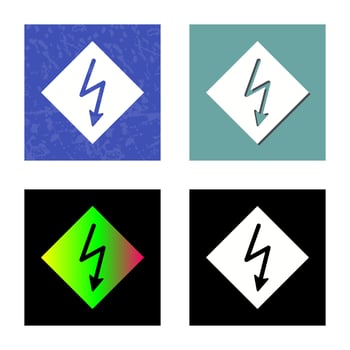 High Voltage Vector Icon