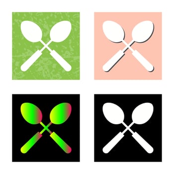 Spoons Vector Icon