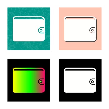 Unique Wallet Vector Icon