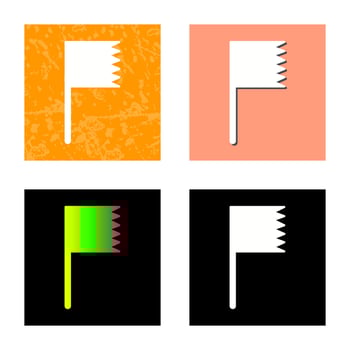 Unique Flag Vector Icon