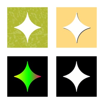 Unique Diamond Vector Icon