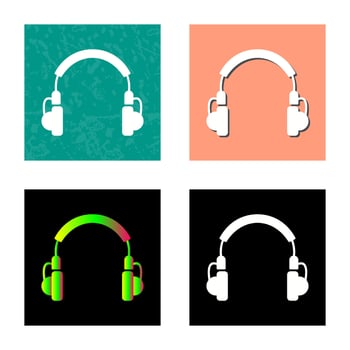 Unique Headphones Vector Icon