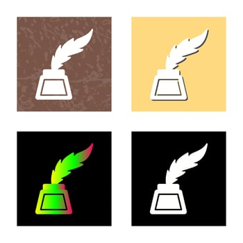 Inkwell Vector Icon
