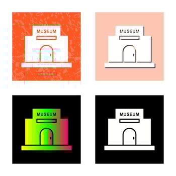 Museum Building Vector Icon