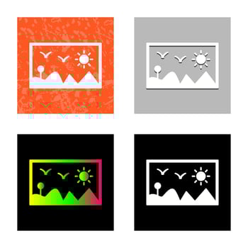 Painting Exhibit Vector Icon
