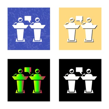 Debate Vector Icon
