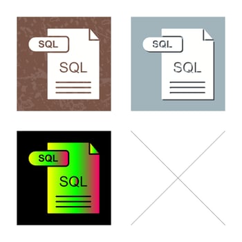 SQL Vector Icon