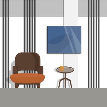 Interior living room 4 vector