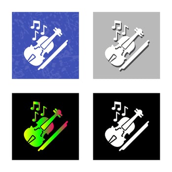 Violin Vector Icon