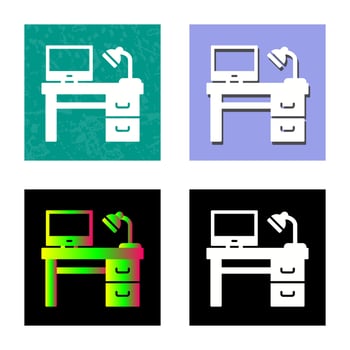 Desk Vector Icon