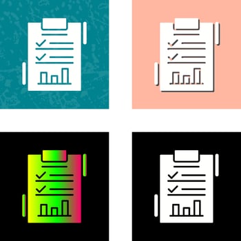 Report List Vector Icon