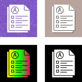 Exam Vector Icon