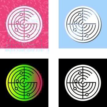 Radar Vector Icon