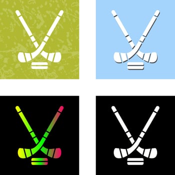 Ice Hockey Vector Icon