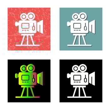 Movie camera Vector Icon