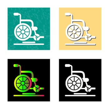 Wheel Chair Vector Icon