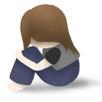 The concept of mental health or disease. Illness, phobia, disability, or psychiatric issue. png
