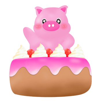 Pig and sweets png