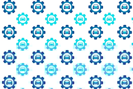 Abstract Car Settings Pattern Background vector