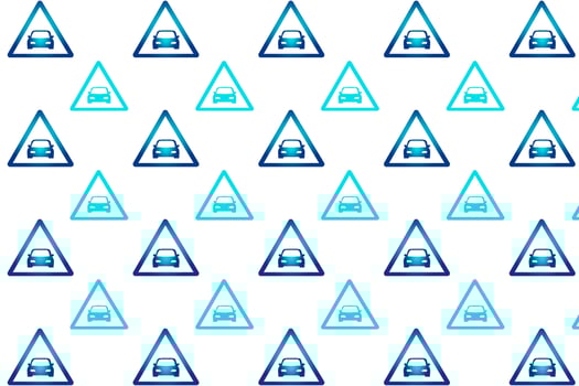 Abstract Car Sign Pattern Background vector
