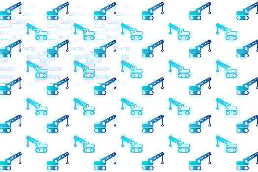 Abstract Construction Crane Pattern Background vector